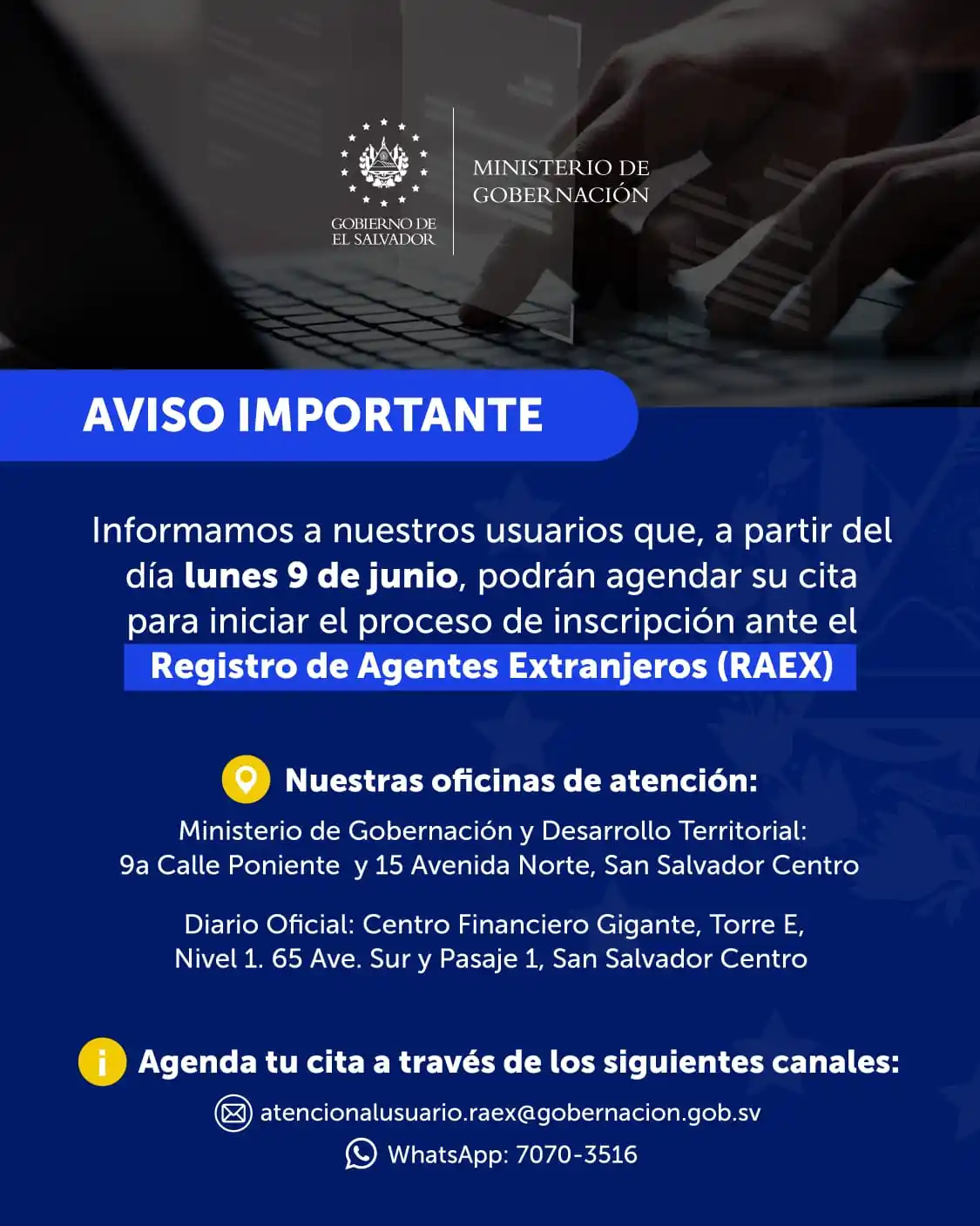 Image from Ministerio de Gobernación: 🔔 ¿Listo para registrarte en el <a class="text-blue-500 hover:underli...