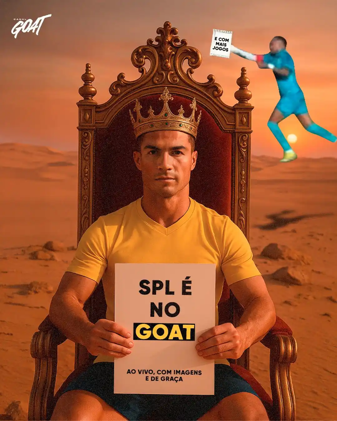 Image from Canal GOAT: Nem CR7 no Al-Nassr, nem Neymar no Santos. A renovação que mais import...
