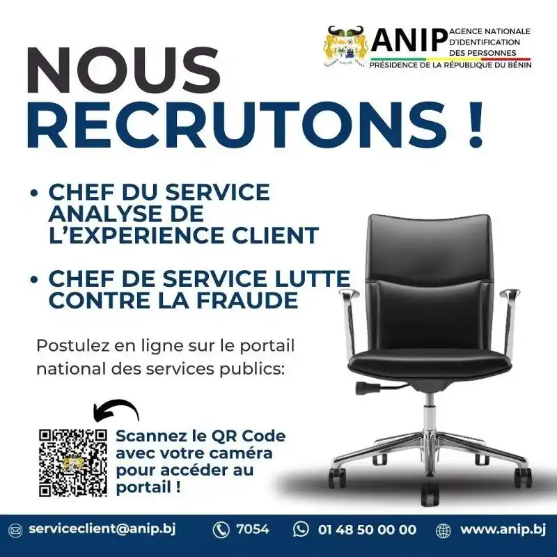 Image from ENIA: 📣 NOUS RECRUTONS ! 📣 L'Agence Nationale d'Identification des Person...
