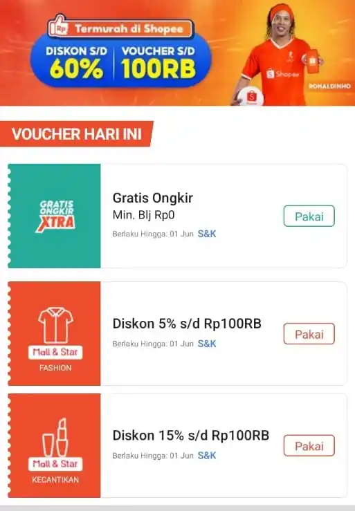 Image from Loker Pasuruan: 🎉 Promo TerGILA di Shopee Hari Ini! 🎉 🛒 Belanja makin hemat dengan ...