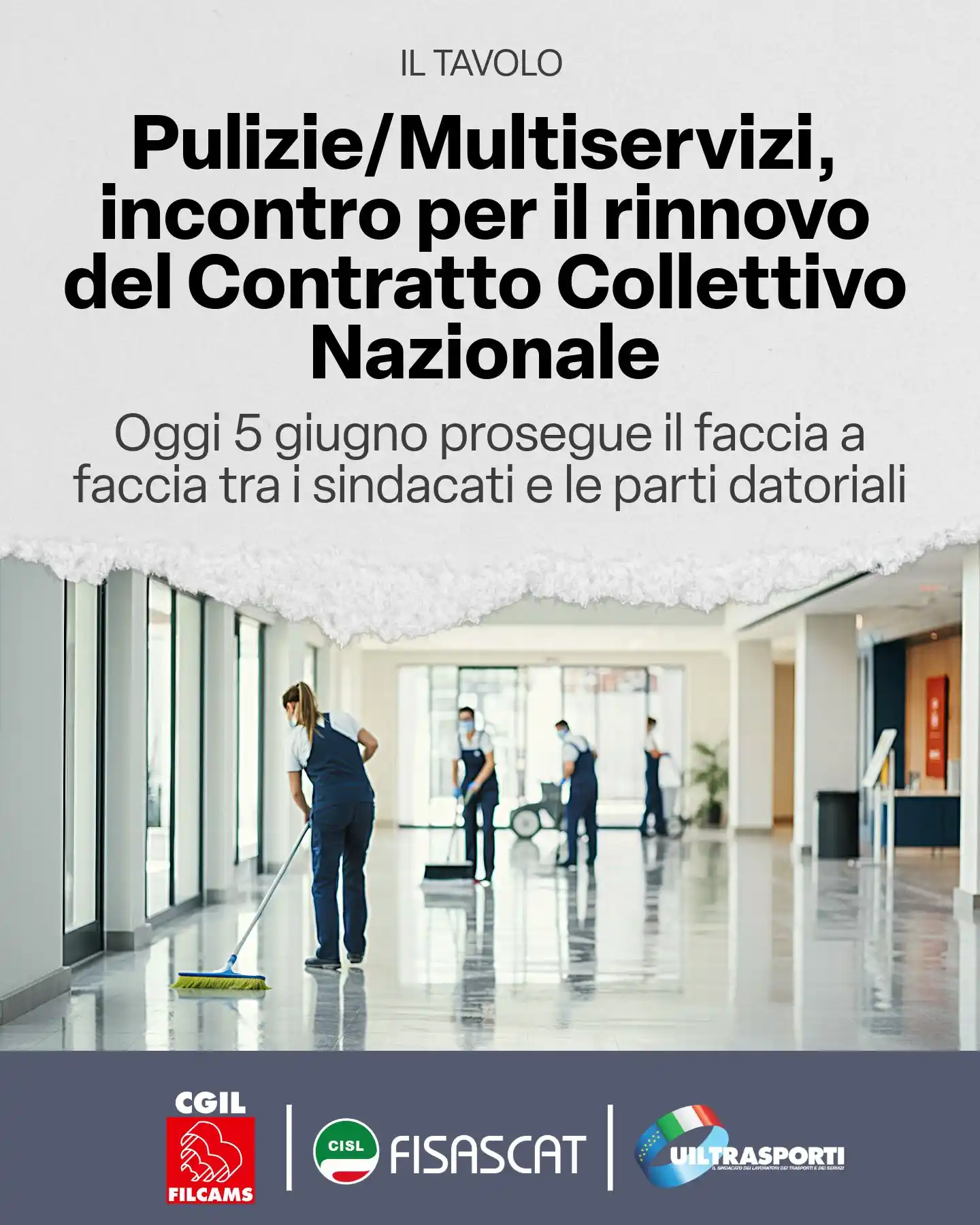 Image from Fisascat Cisl Nazionale - Diritti e Lavoro: 🔴🟢🔵 Prosegue la trattativa per il rinnovo del <a class="text-blue-5...