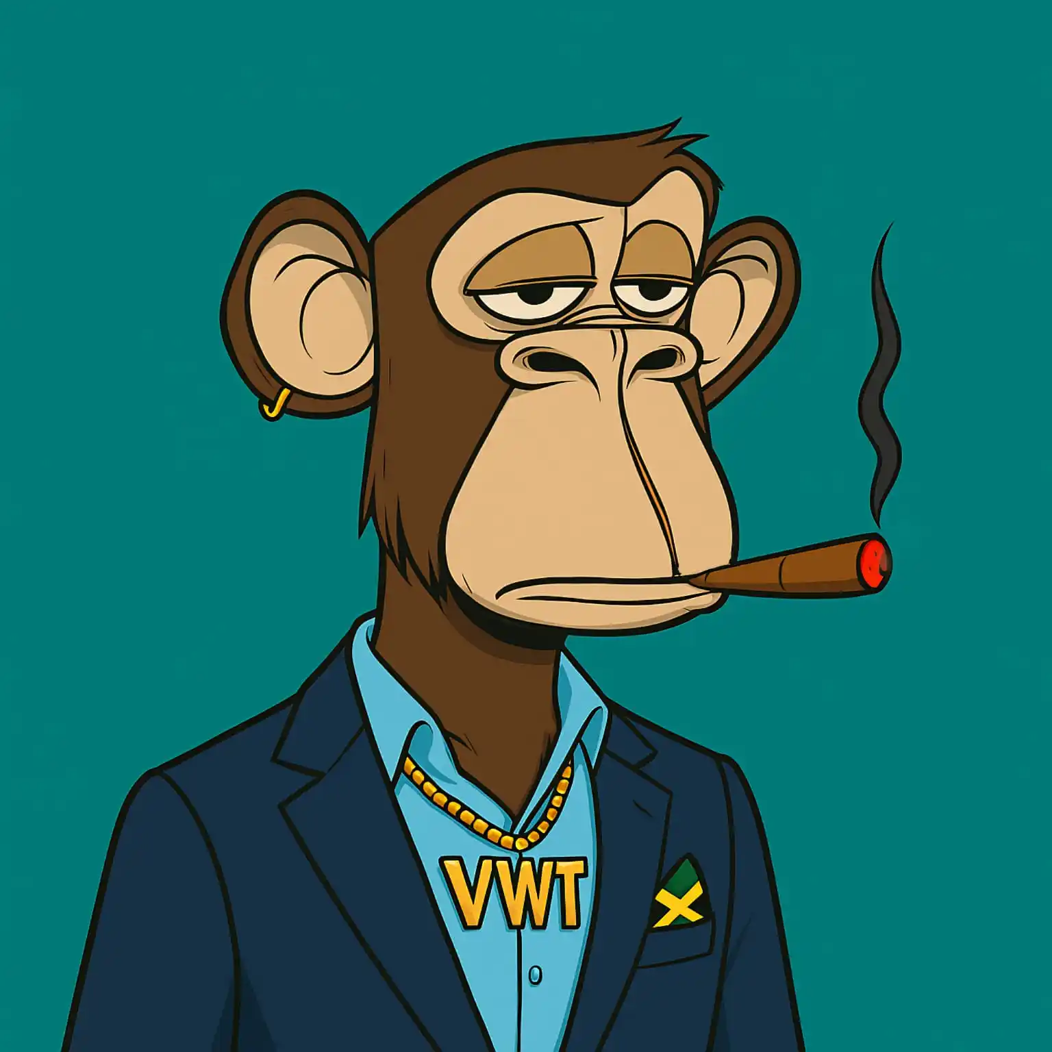 Image from Venard West Thoughts: “The Ape Has Landed: VWT’s Unfiltered Entry Into Web3 Royalty” [Offic...
