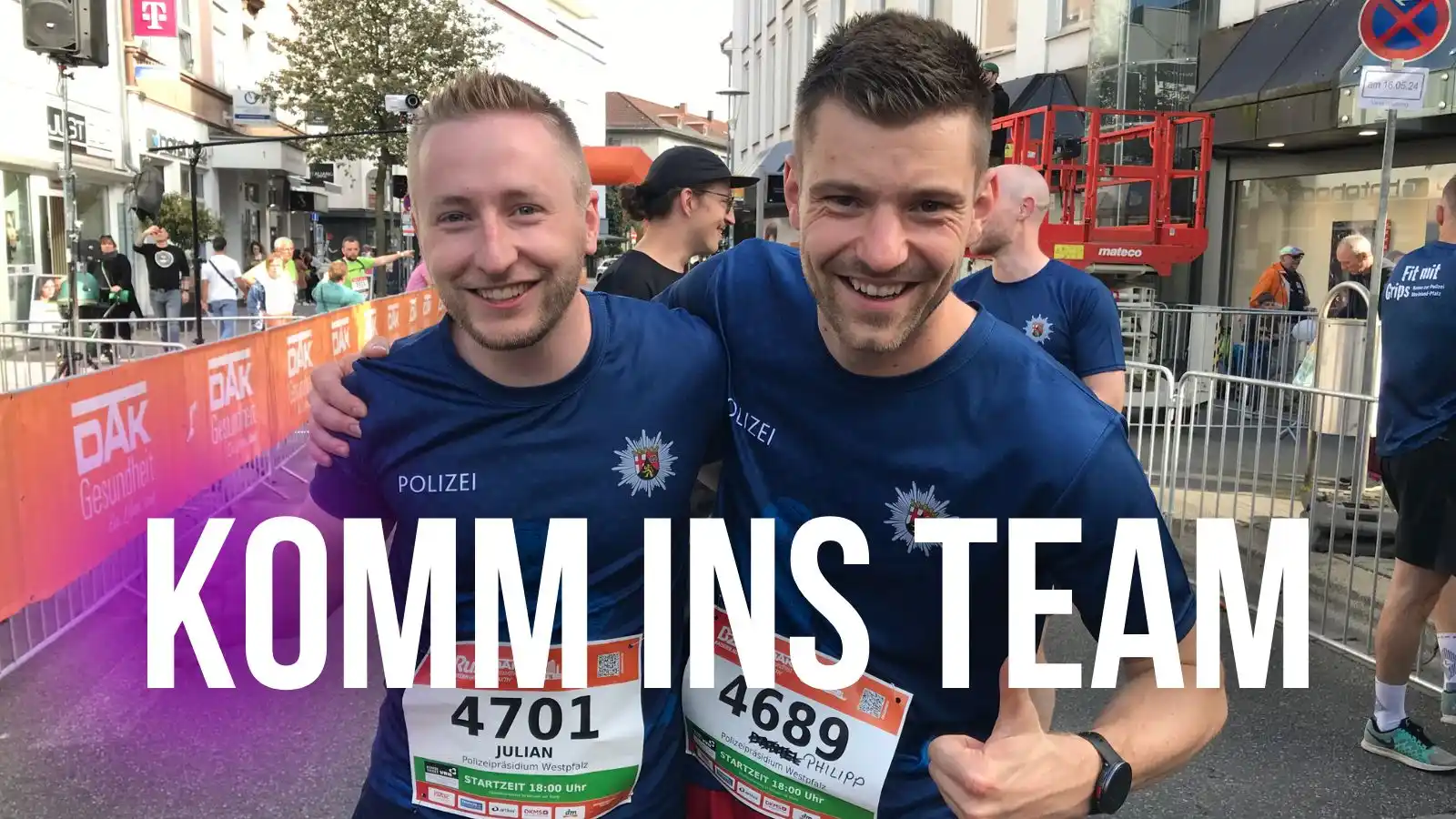 Image from Polizeipräsidium Westpfalz: *Wir sind startklar für den B2Run Firmenlauf in Kaiserslautern - und d...