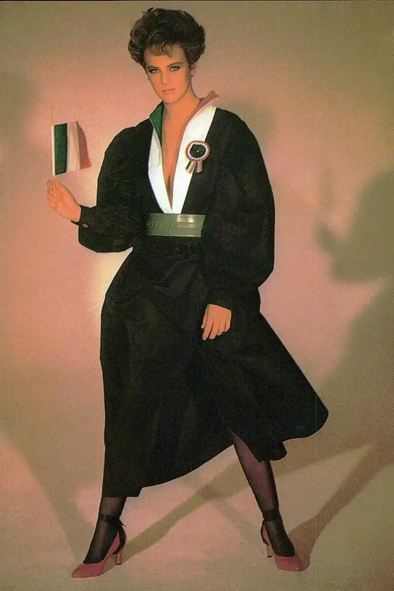 Image from Vogue Italia: 2 giugno Festa della Repubblica: quando la moda e Vogue hanno celebrat...