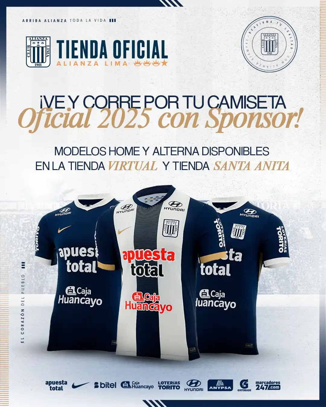 Image from Club Alianza Lima Oficial: ๐ช๐๐๐๐ฬ๐๐๐๐๐ ๐๐ ๐๐ ๐๐๐๐๐
๐ ๐ฝ๐๐๐๐๐๐๐ตโช๏ธโก๏ธ http...