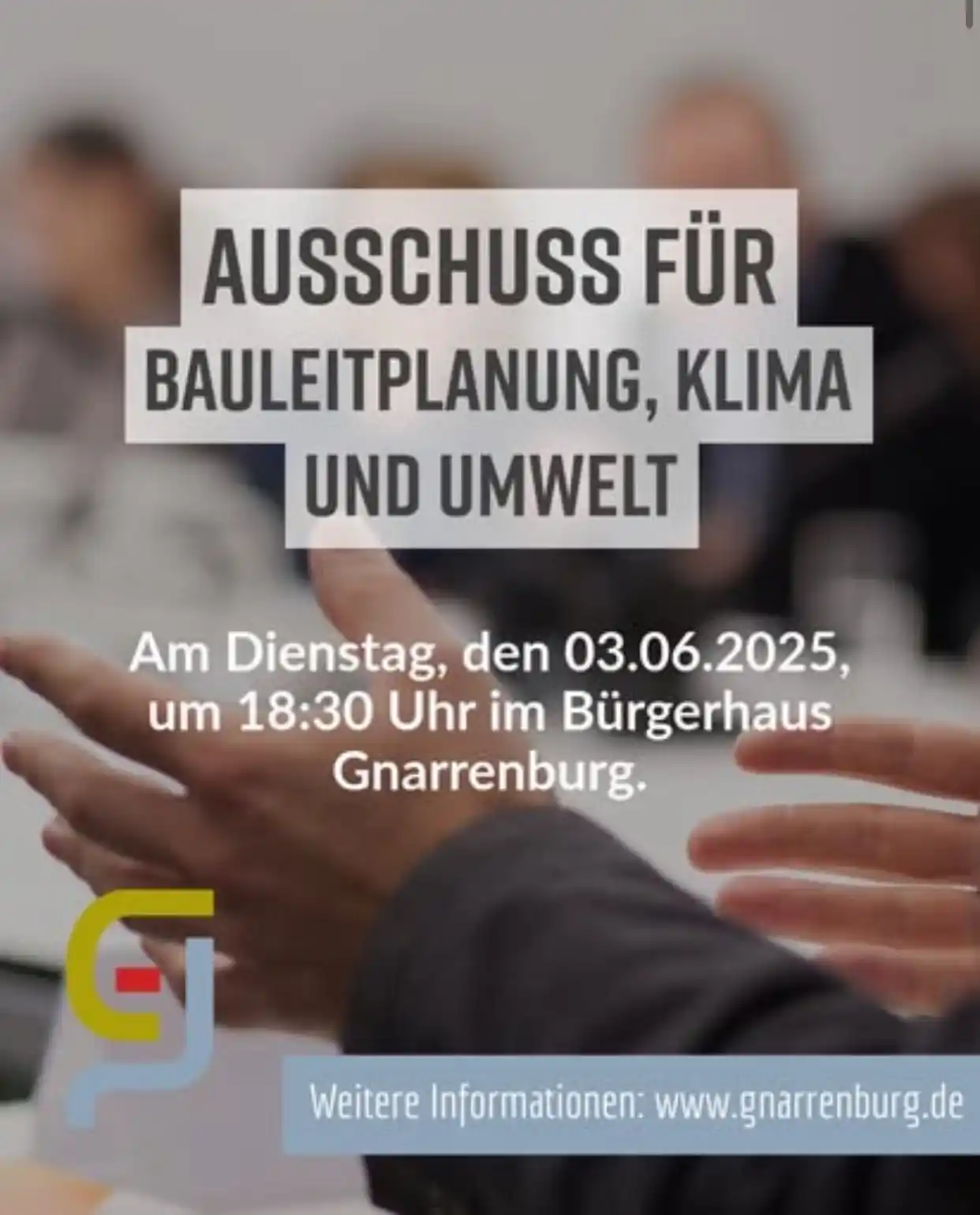 Image from Gemeinde Gnarrenburg: 💡 Die öffentliche Sitzung des Ausschusses für Bauleitplanung, Klima u...