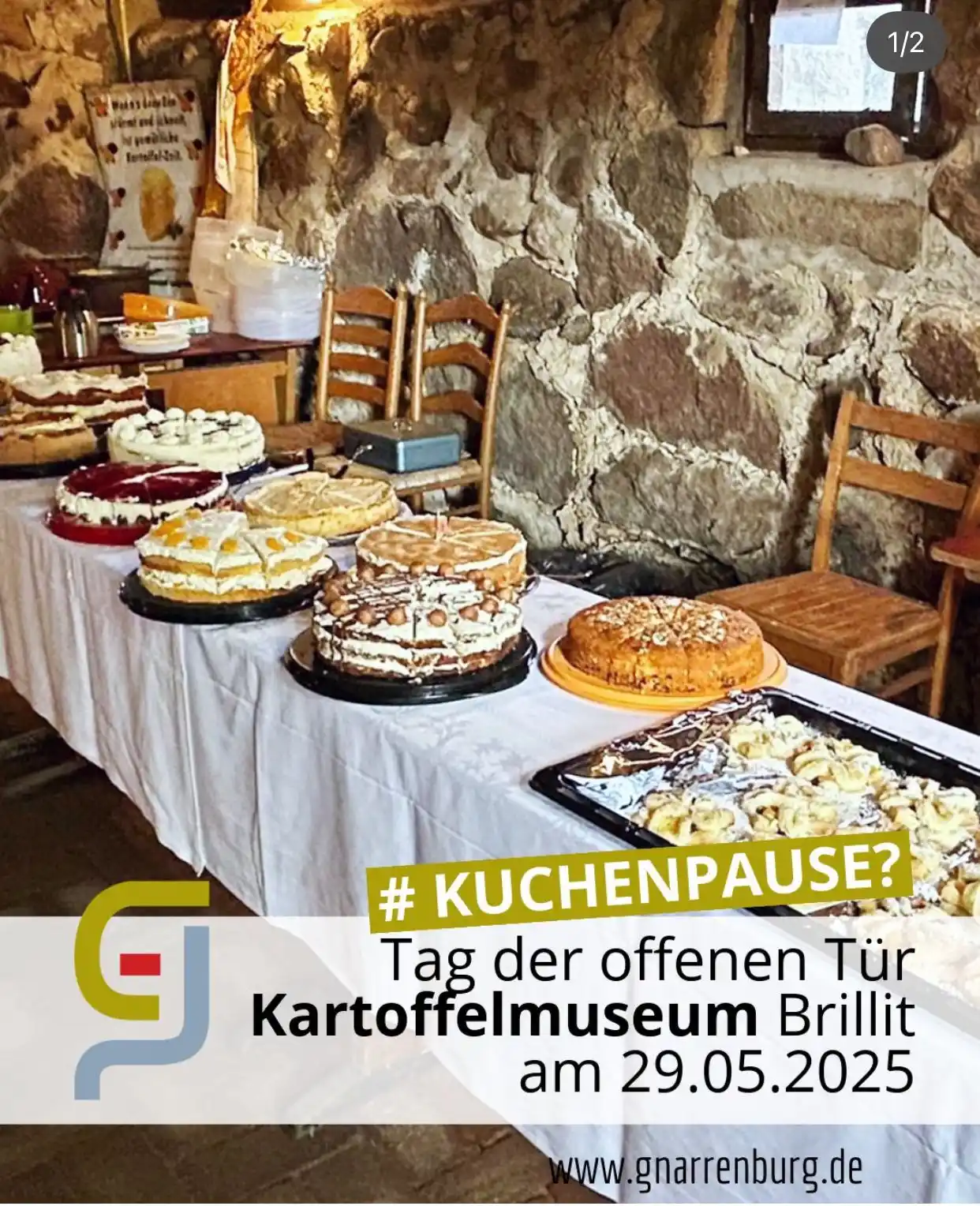 Image from Gemeinde Gnarrenburg: ℹ Ausflugstipp für morgen. 🥔Das Kartoffelmuseum in Brillit öffnet se...