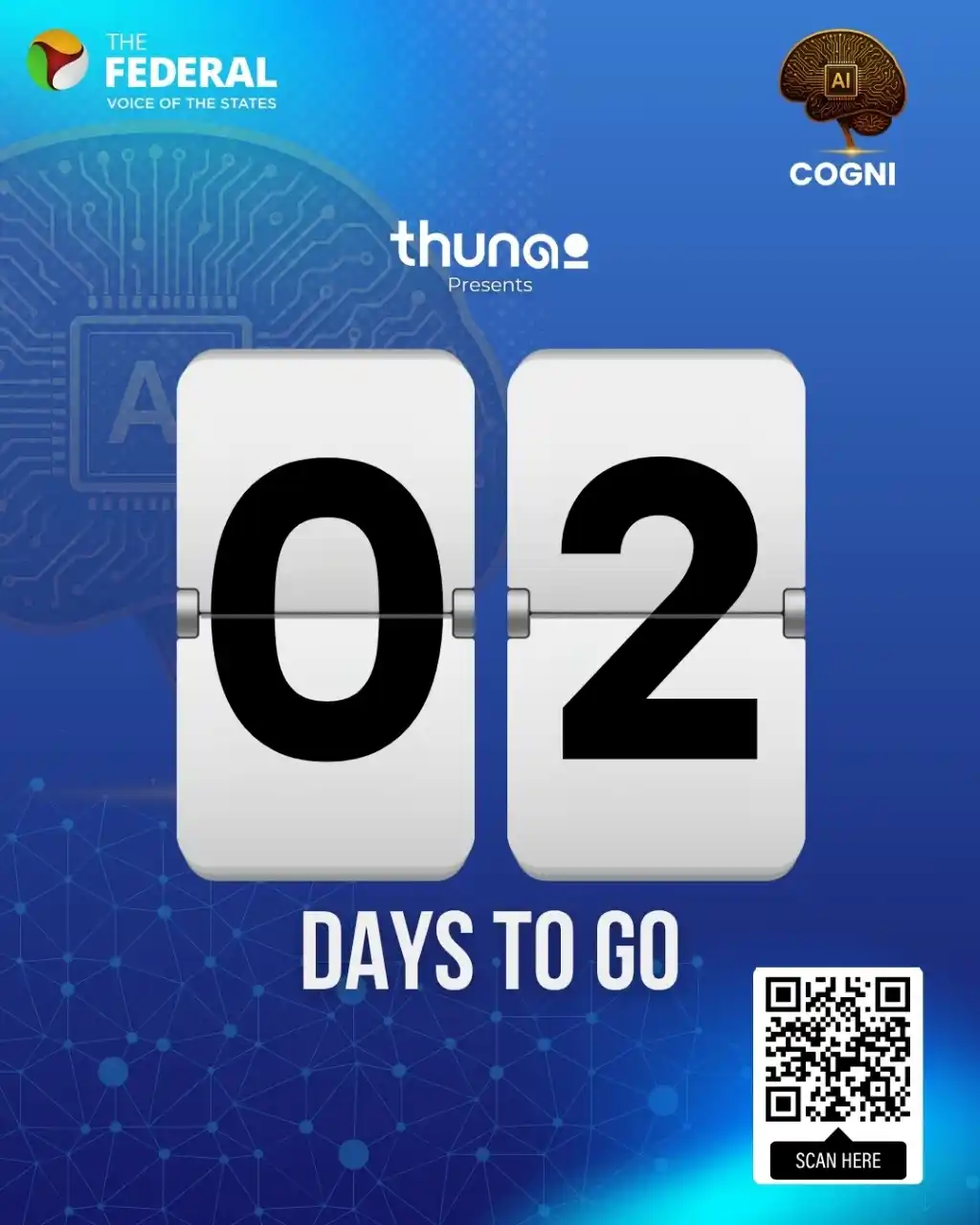 Image from The Federal: 🚨 Just 2 Days to Go! 🚨 The countdown is real. COGNI is bringing to...