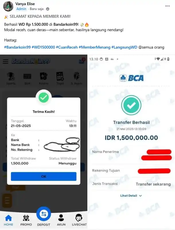 Bandarkoin99 Official post