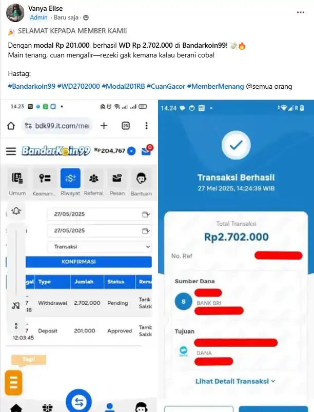 Bandarkoin99 Official post