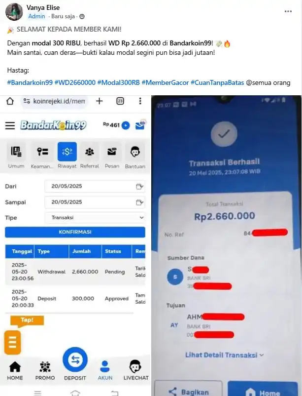 Bandarkoin99 Official post
