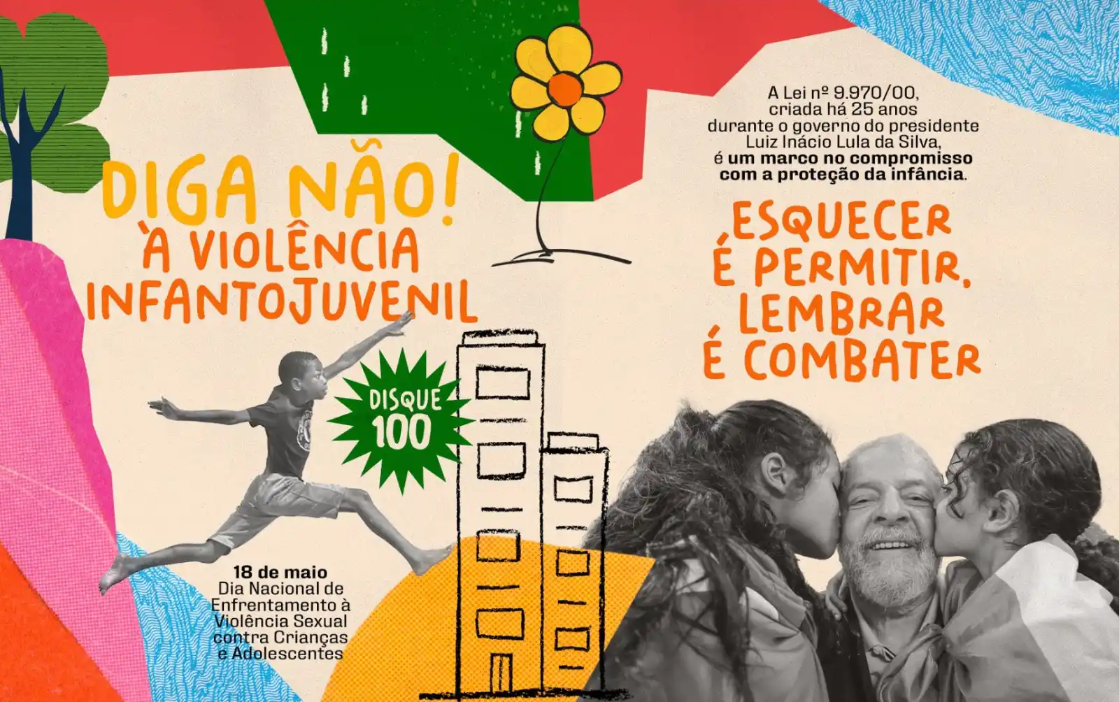 Image from Militância & Redes: ✊ Neste 18 de Maio, o Brasil marca 25 anos de luta contra a violência ...