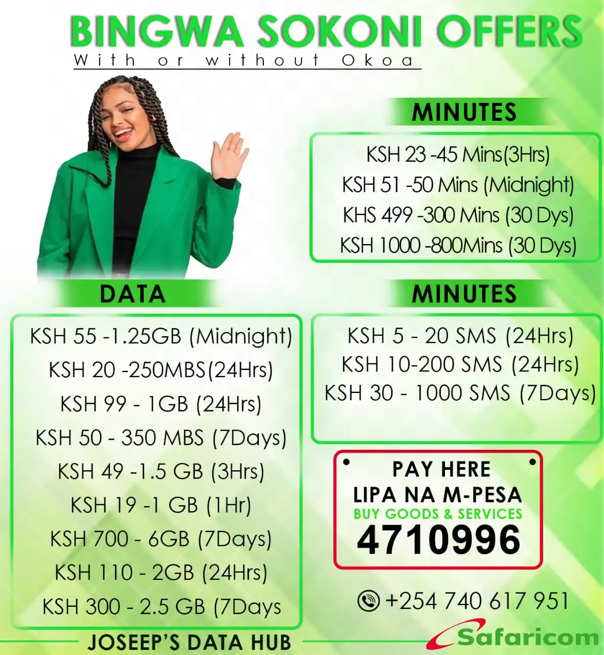 Image from KENYA GOSSIP CLUB: *Pata Amazing Data/SMS/Minutes hata ukiwa na Okoa Jahazi.* โ
โ
๐ถ๐๐ฎ๏ฟฝ...