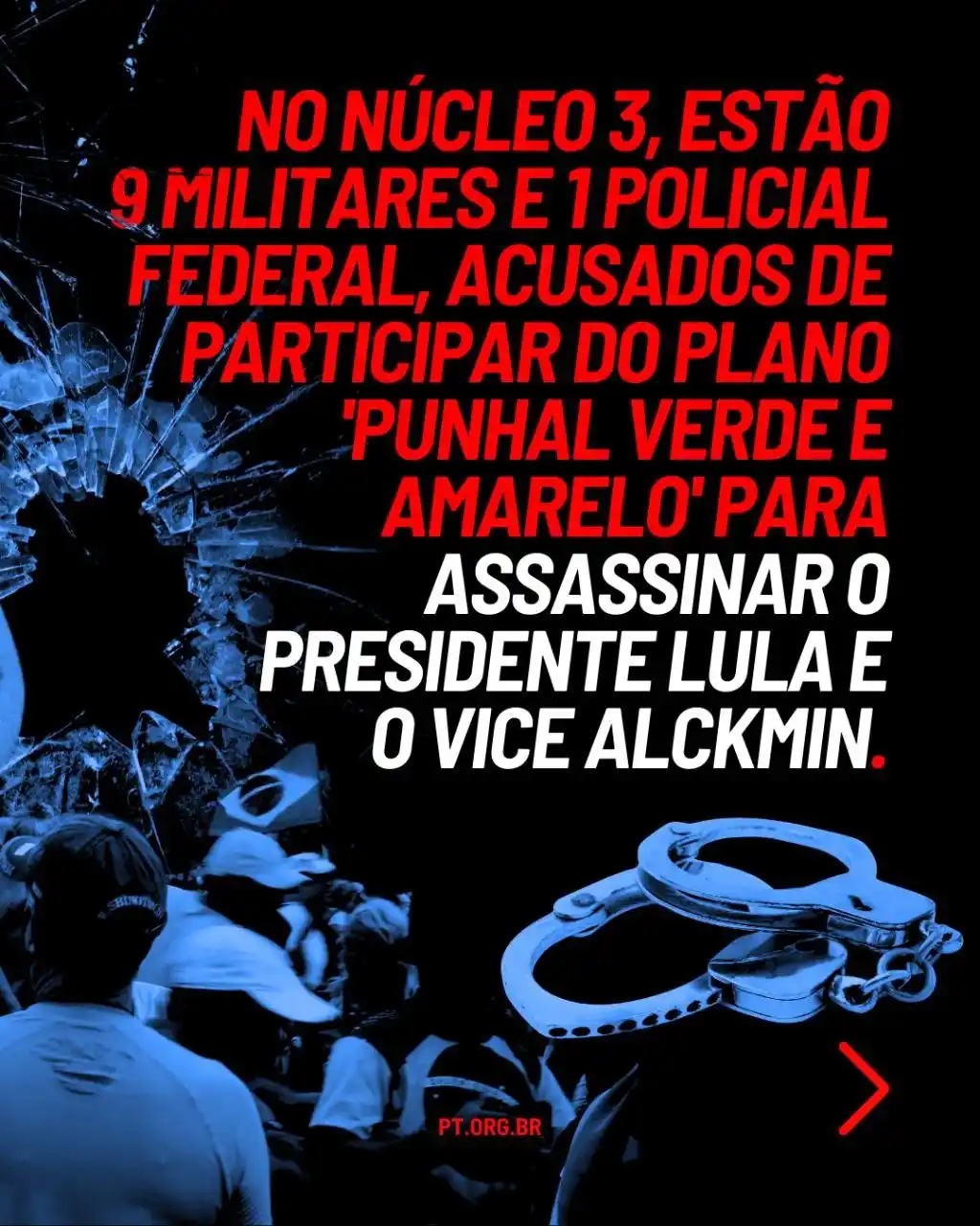 Image from Militância & Redes: Sem anistia! <a class="text-blue-500 hover:underline cursor-pointer" ...