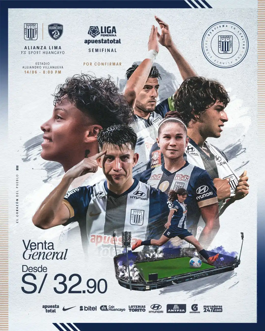 Image from Club Alianza Lima Oficial: โ๏ธ ๐๐๐ง๐ญ๐ ๐๐๐ง๐๐ซ๐๐ฅ ๐๐๐ญ๐ข๐ฏ๐โ๏ธ Adquiere tus entradas par...