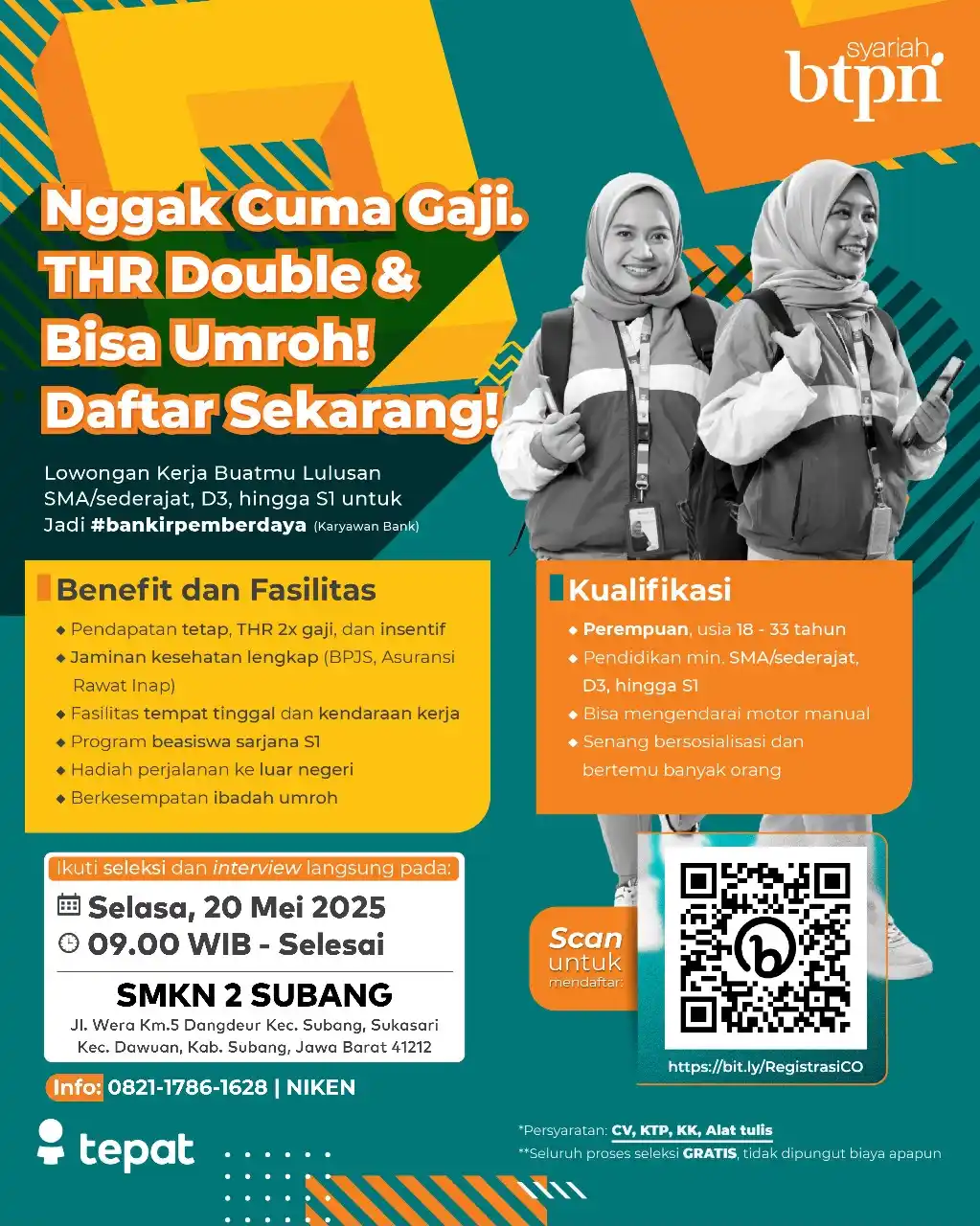 Image from LOKER SUBANG ID: Walk In Interview!✨ Bisa Langsung Hadir! Halo wargi SUBANG dan sekita...
