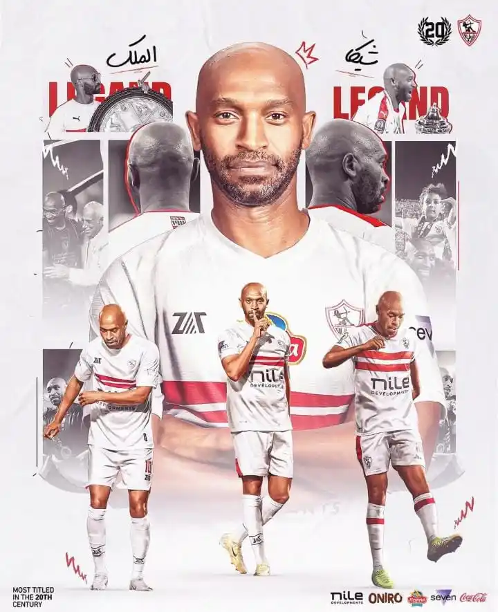 Image from Zamalek sc: السيدات والسادة 📣 إليكم شيكابالا الأكثر تتويجاً بالبطولات في القلعة ...