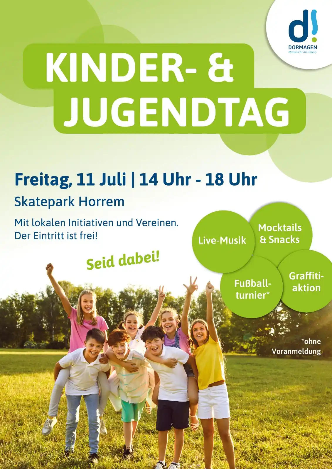 Image from Stadt Dormagen: Auch auf unseren Kinder- & Jugendtag möchten wir euch schon einmal auf...