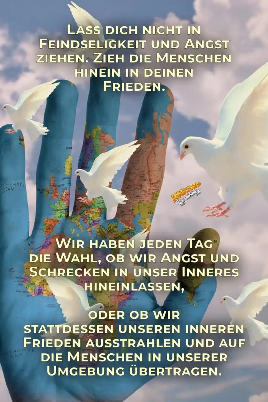 Image from Anti ⬛🟥 KrieGKo: 🕊 Frieden und Angst - GoodVibes 🕊 🕊 Das ist vielleicht das schönst...