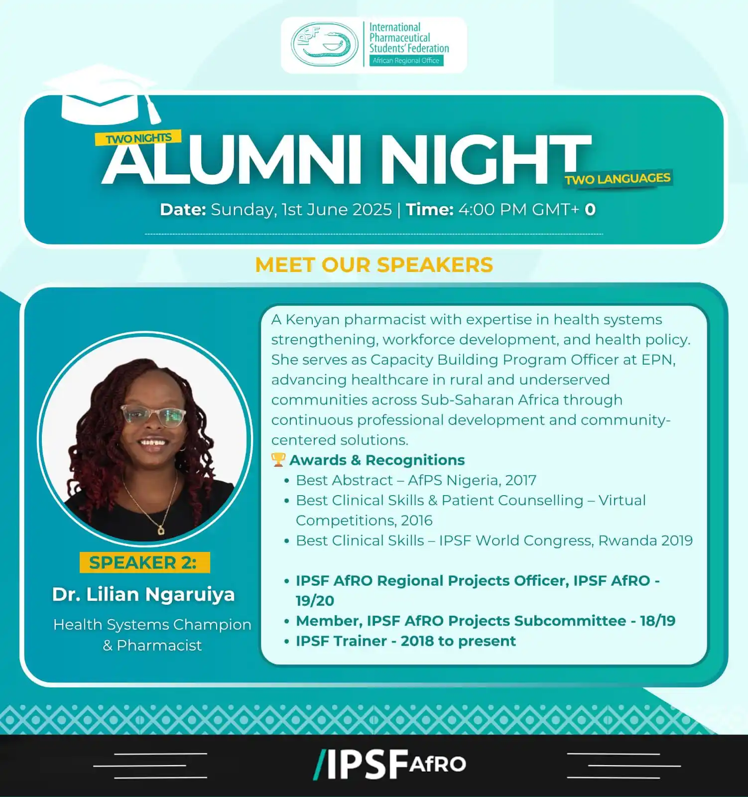 Image from IPSF AfRO: 🌟 Happening in FEW HOURS! 🌟 Join us at 4 PM GMT+0 for the maiden edi...
