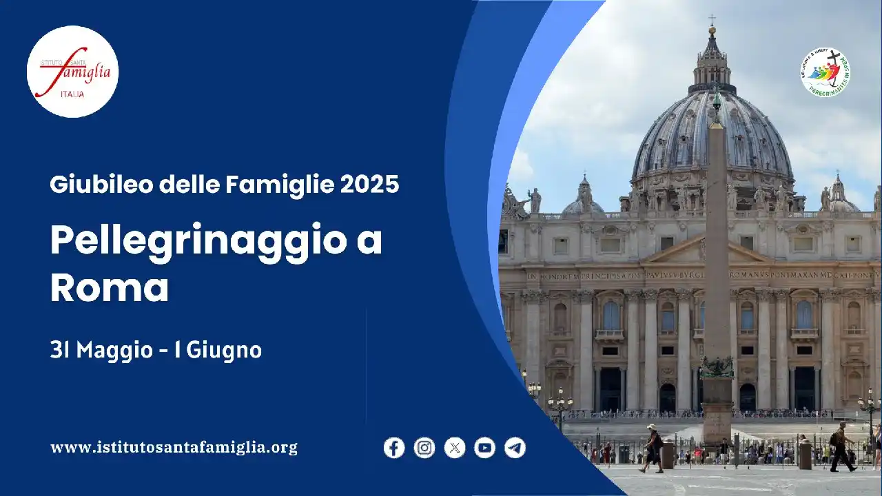 Image from Istituto Santa Famiglia Italia: ⏳ Manca davvero pochissimo all’inizio del *Pellegrinaggio a Roma* di t...