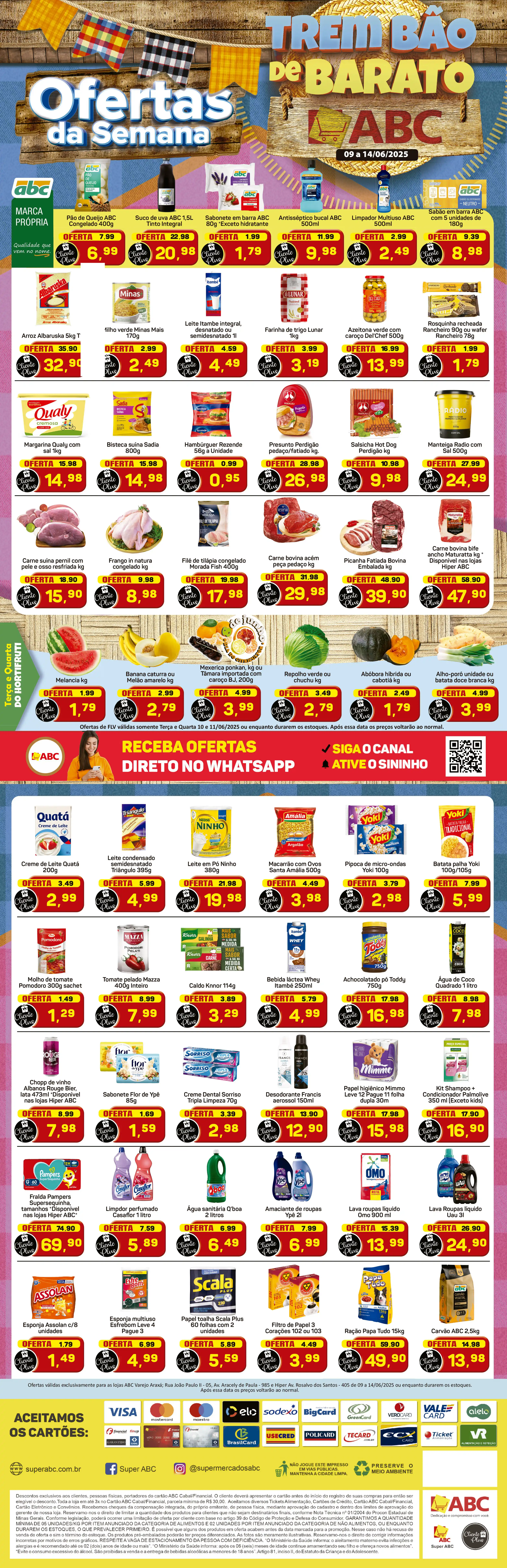 CANAL HIPER ABC VAREJO ARAXÁ - BAIRRO BOM JESUS post