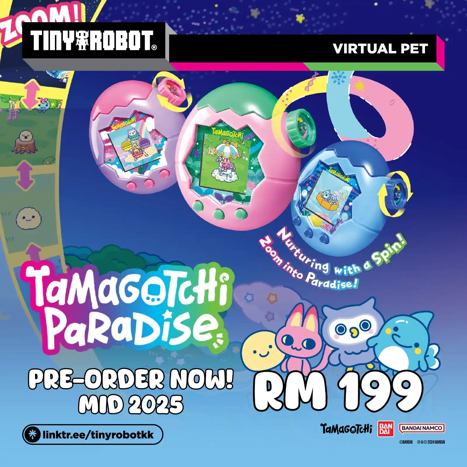 Image from TinyRobot: Pre-Order Tamagotchi Paradise now at TinyRobot Online & Retail Store! ...