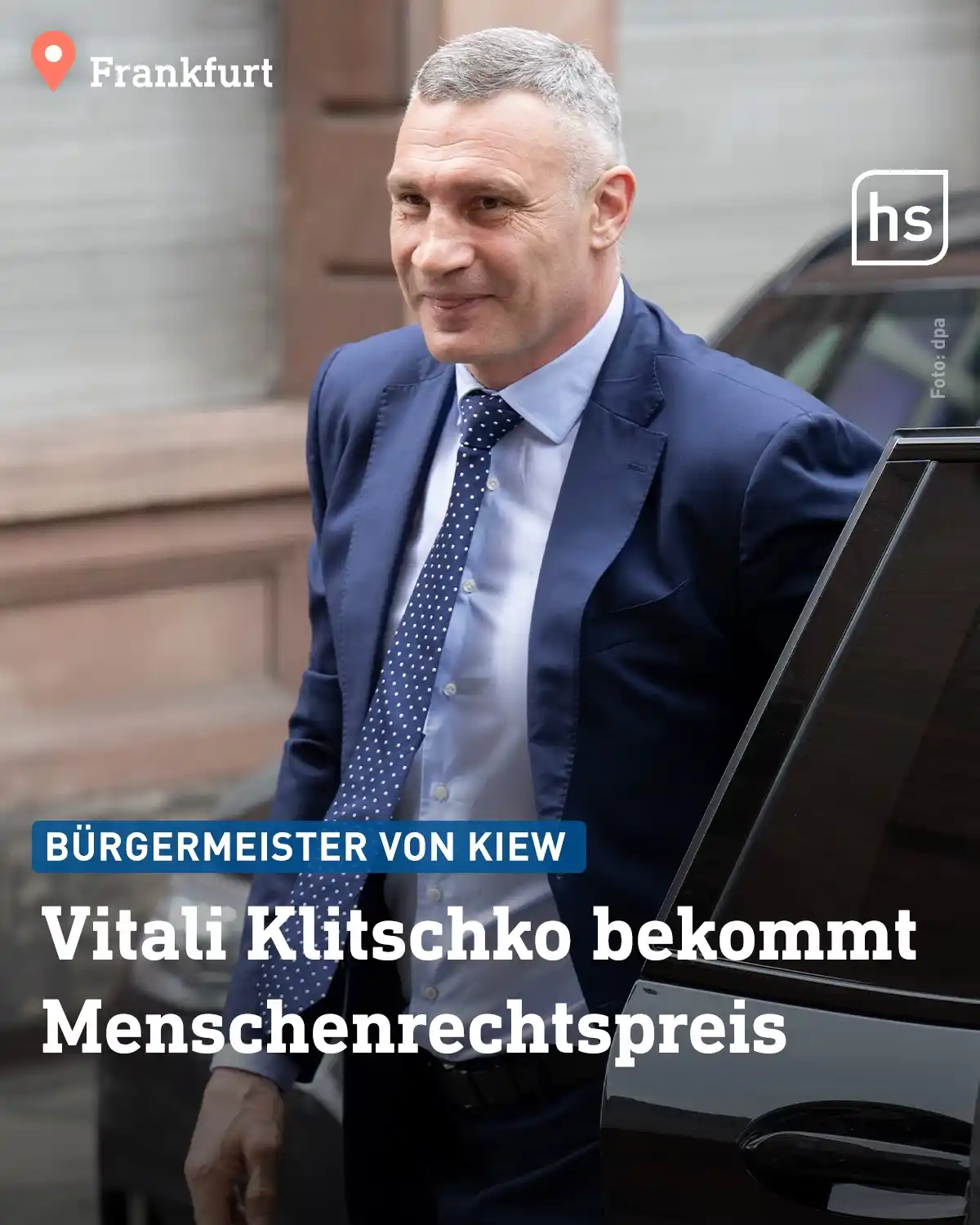 Image from Anti ⬛🟥 KrieGKo: 🇺🇦 *Vitali Klitschko*, Bürgermeister von *Kiew*, hat am Sonntag in d...