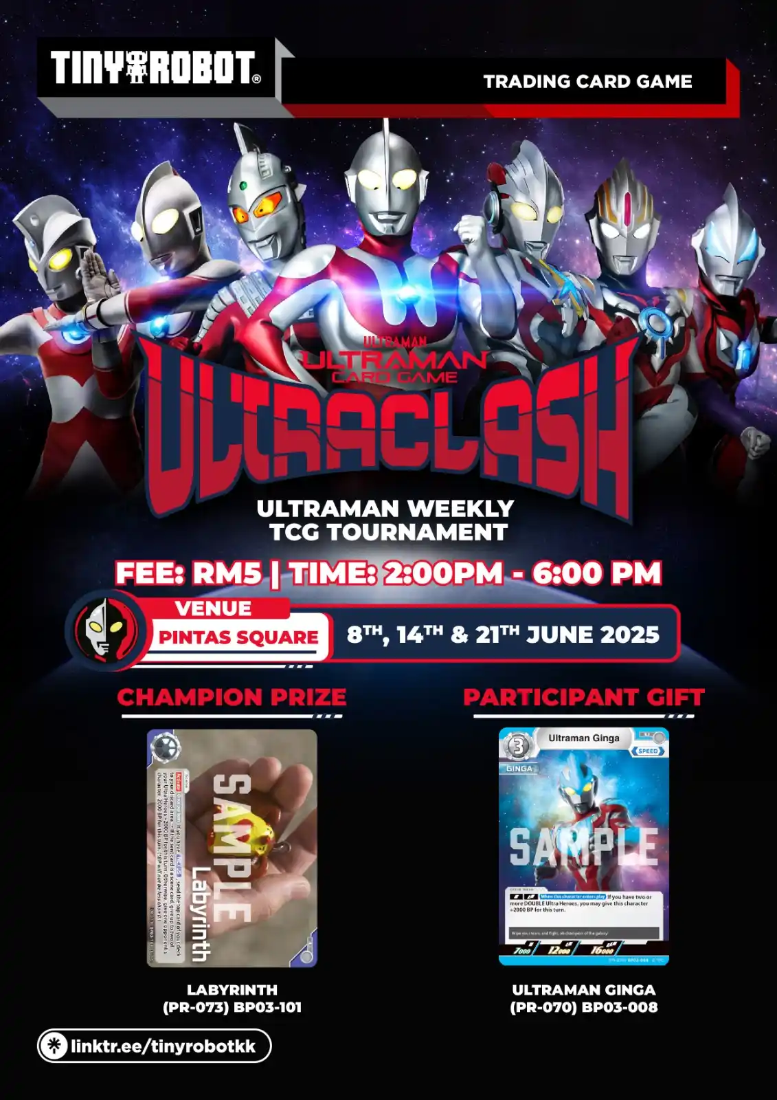 Image from TinyRobot: Ultraman TCG 💥Ultra Clash💥 June 2025 Event Gear up for the ultimat...