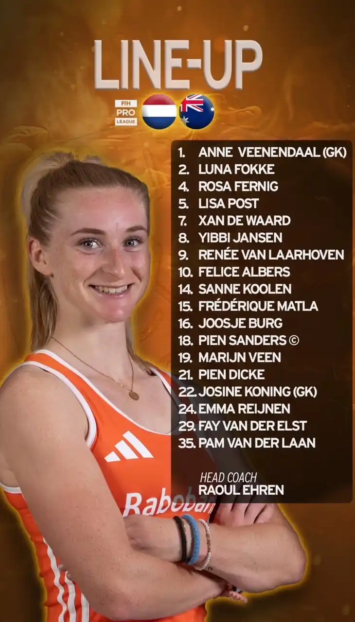 Image from HOCKEY.NL: *Wedstrijdselectie Oranje Dames tegen Australië*
💪 Terug in Oranje:...