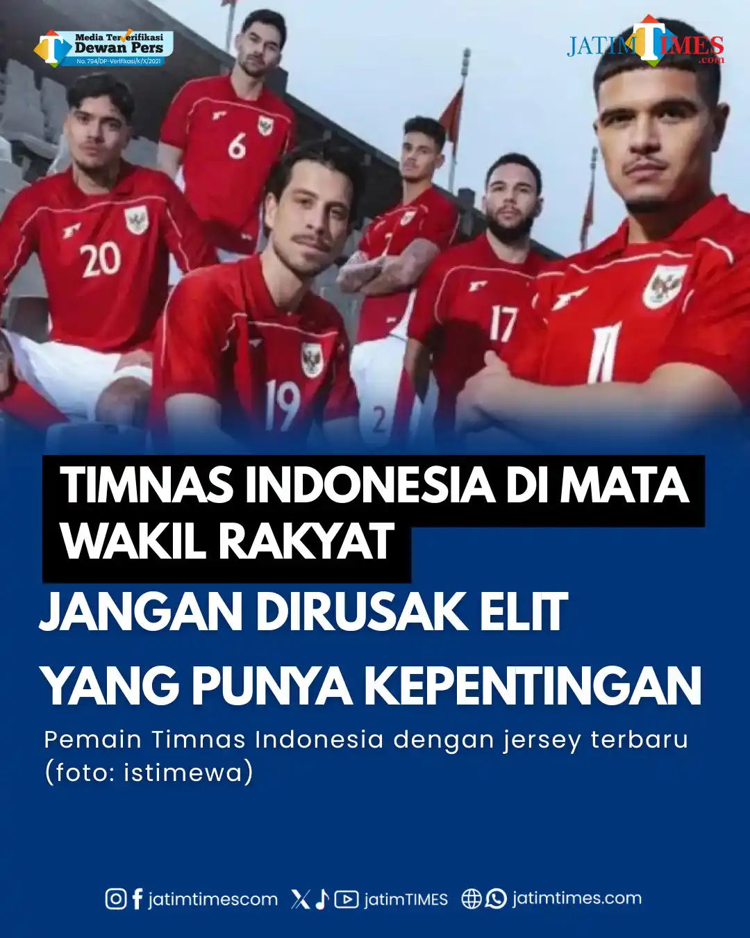 Image from Jatimtimes.com: Anggota DPR RI Dapil Malang Raya, Moreno Suprapto menilai tim nasional...