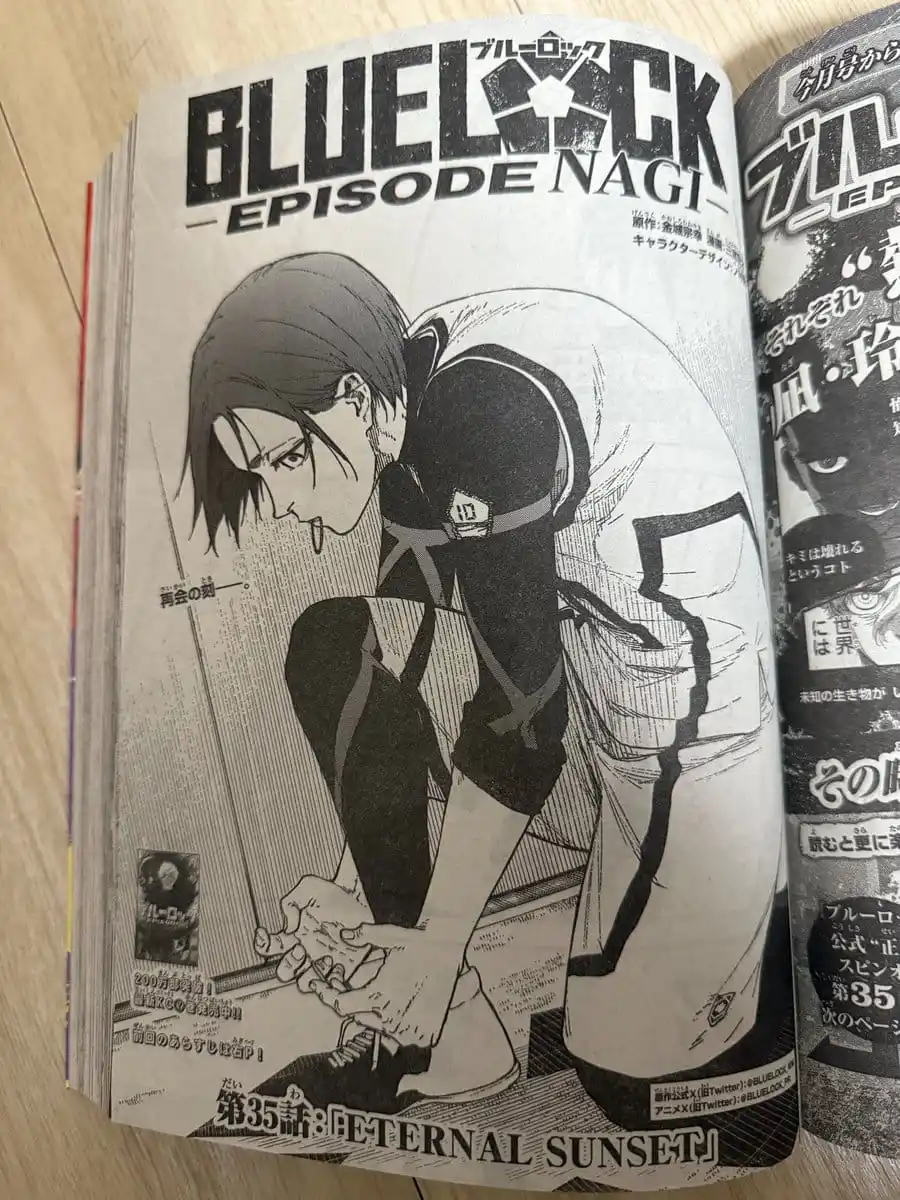Image from ๐๐๐๐ ๐๐๐๐ ๐๐๐๐ ๐๐: BLUELOCK Episode NAGI! Chapter 35: Eternal Sunset....