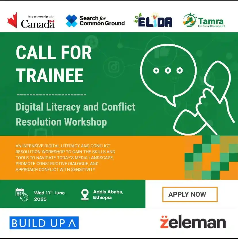 Image from Africa Jobs Gate: 📢Call for Trainees: Digital Literacy and Conflict Resolution Workshop...