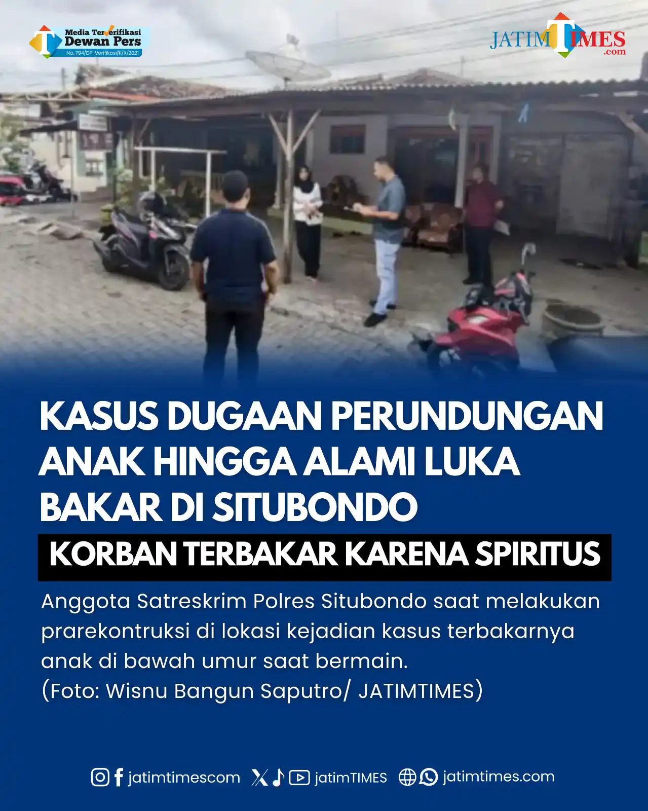 Image from Jatimtimes.com: Kejadian terbakarnya anak di bawah umur di Kabupaten Situbondo yang di...