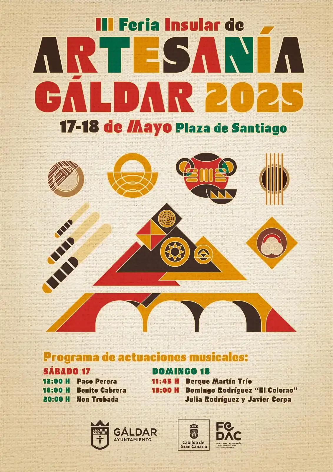 Image from OIAC Información: La Plaza de Santiago se llena de color, música y oficios con la 𝗜𝗜𝗜...