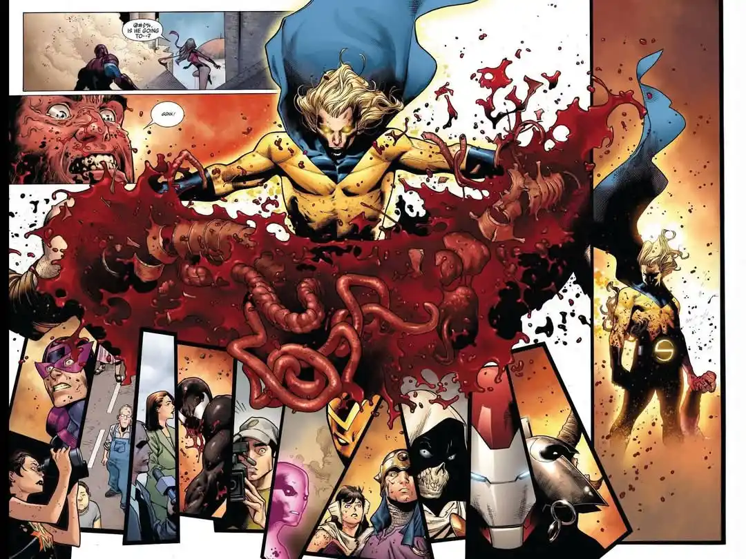 Image from Marvel Arabic - مارفل العربية: لو هنتكلم عن واحدة من اكتر لقطات الدموية اللي ممكن تحصل في كوميكس كتير...