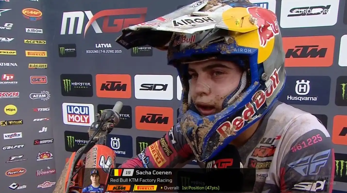 Image from MOTOCROSS-MAGAZIN.DE: 🚨 *MXGP von Lettland* - MX2 Gesamtergebnis: P1 Sacha Coenen <a class=...