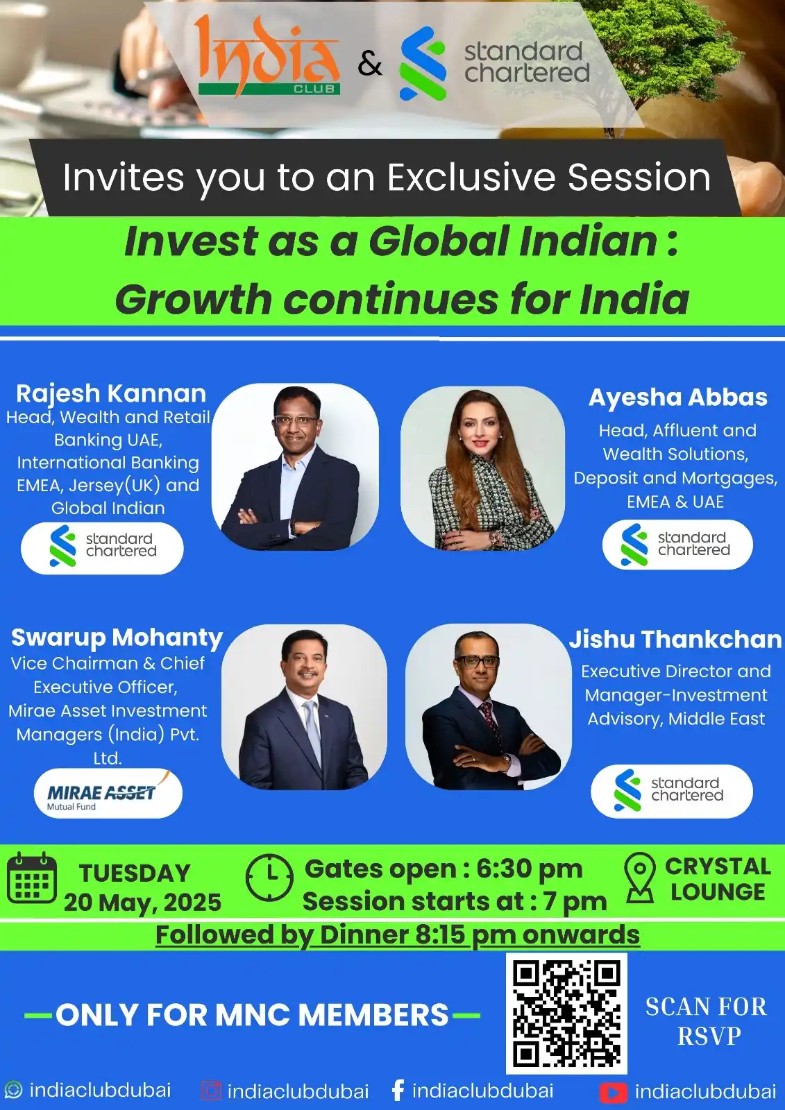 India Club Dubai post