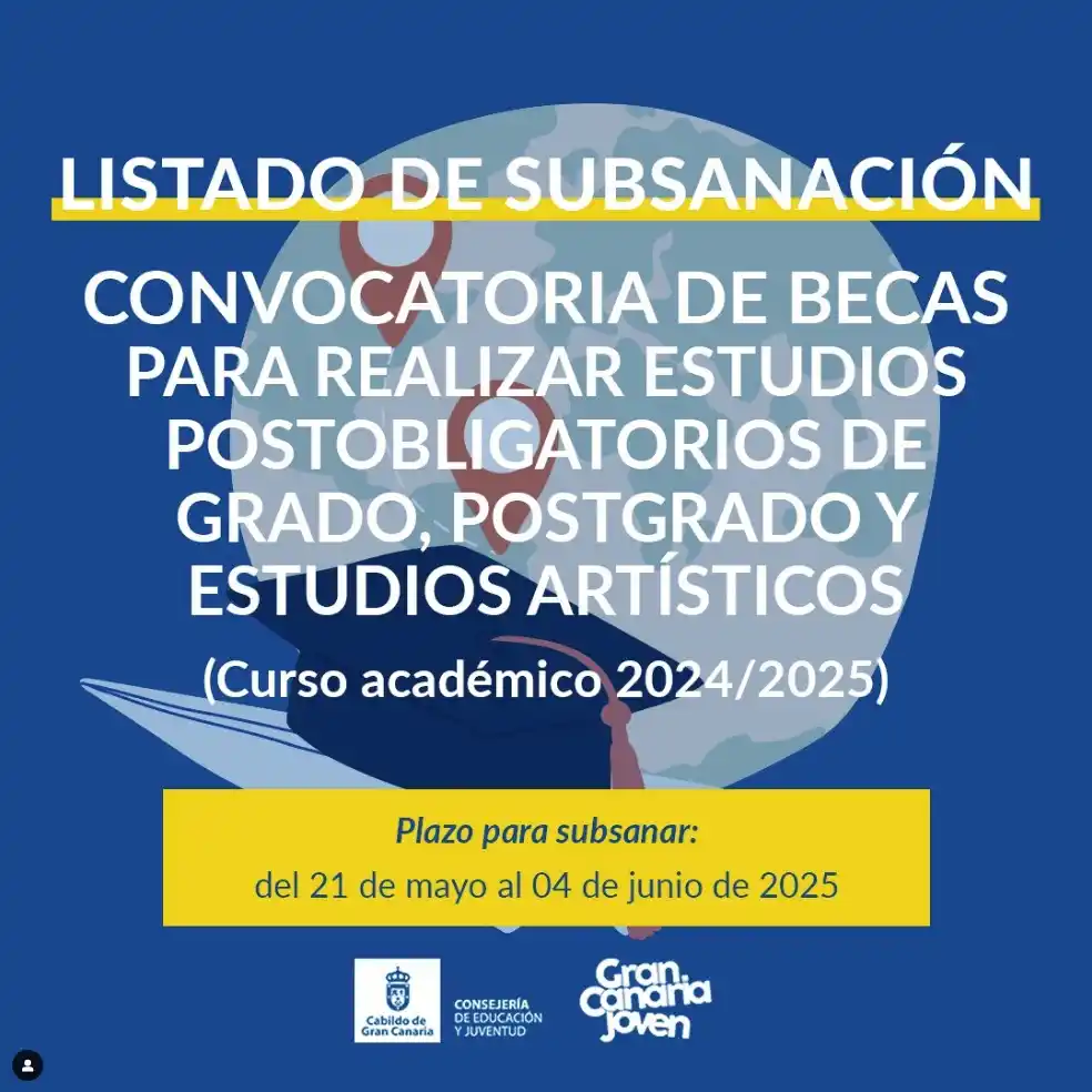 Image from OIAC Información: 📣 Se ha publicado el listado de subsanación de la convocatoria de <a ...