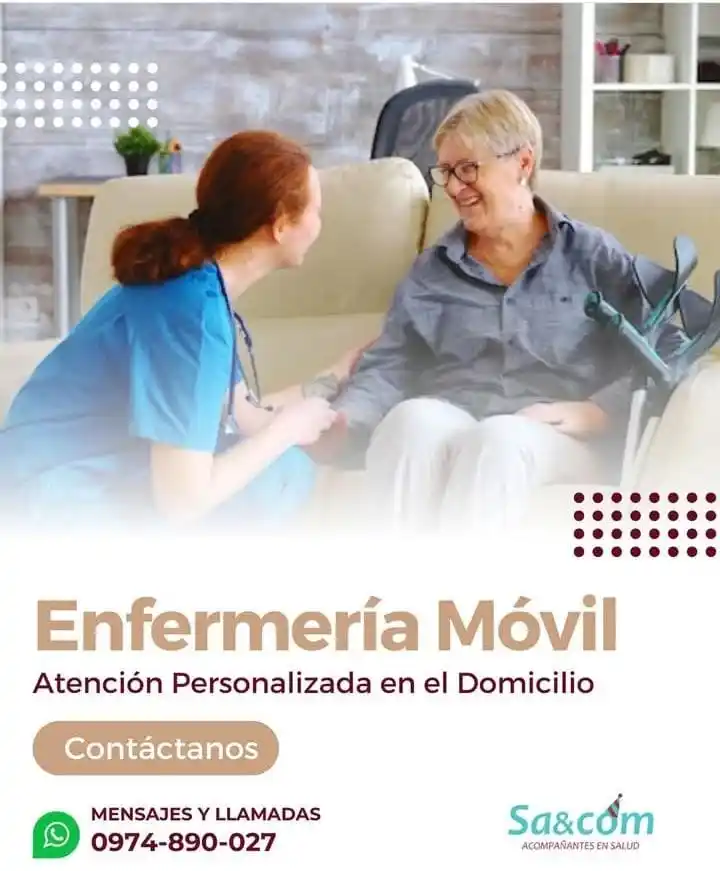 Image from Cuidadores de Personas Ley 5407/15 BOLSA DE TRABAJO @CUIDADORESPY: Servicio de Enfermería Móvil✅ atención personalizada en el domicilio! ...