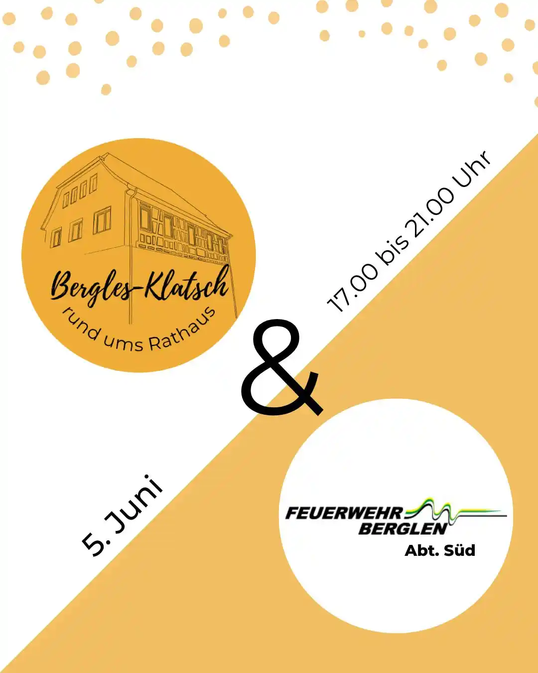 Image from Gemeinde Berglen: Am Donnerstag starten wir in unsere vierte Bergles-Klatsch-Saison! 🥂 ...