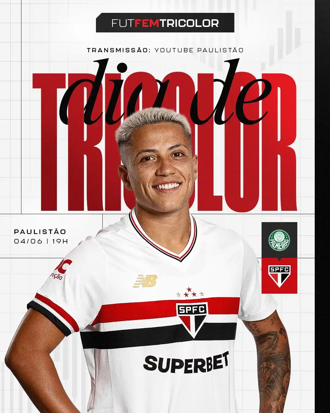 Image from TNT Sports | São Paulo: Bom Dia, TRICOLOR! 🇮🇩 Hoje é dia de CLÁSSICO entre nosso São Paulo ...