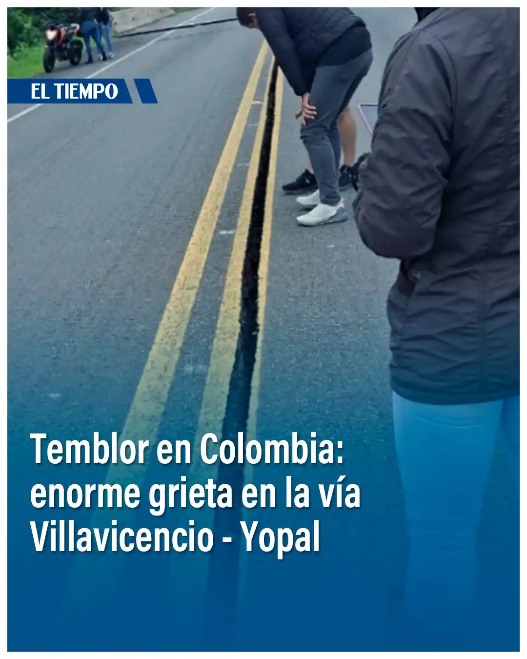 Image from EL TIEMPO Última Hora: 🔴 Ciudadanos afectados comparten en redes sociales el cierre en la ví...