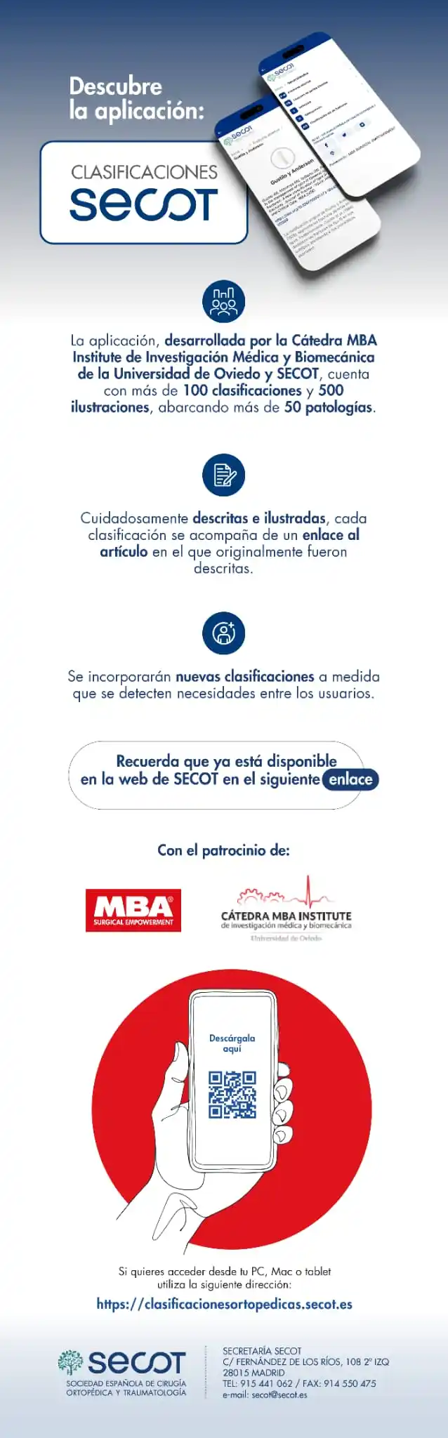 Image from SECOT Oficial: 🔶Descubre la aplicación: “Clasificaciones SECOT”🔶 📍 Cuenta con más...