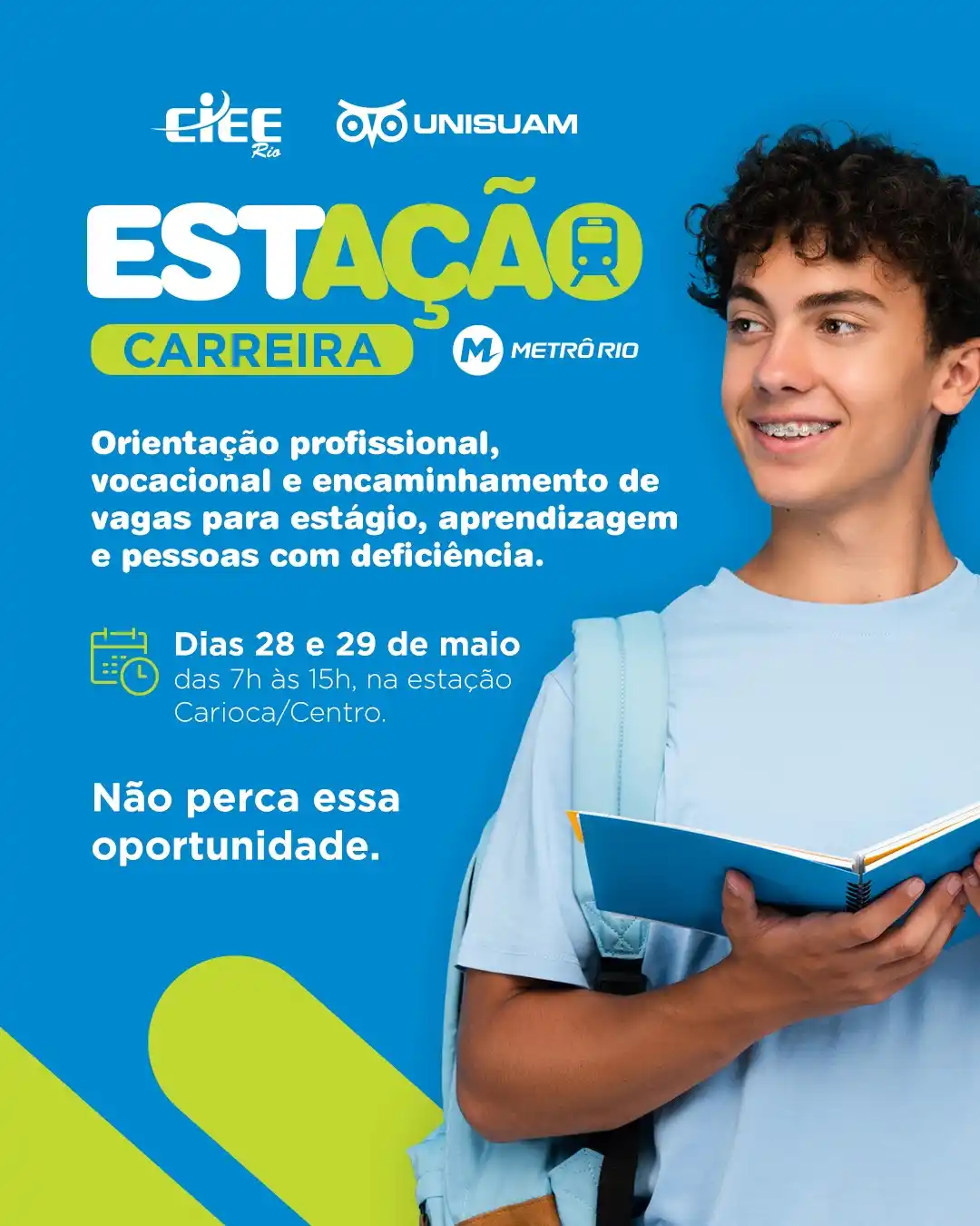 Image from MetrôRio: 🚇 Estação Carreira no MetrôRio! Nesta quarta (28) e quinta (29/05), ...