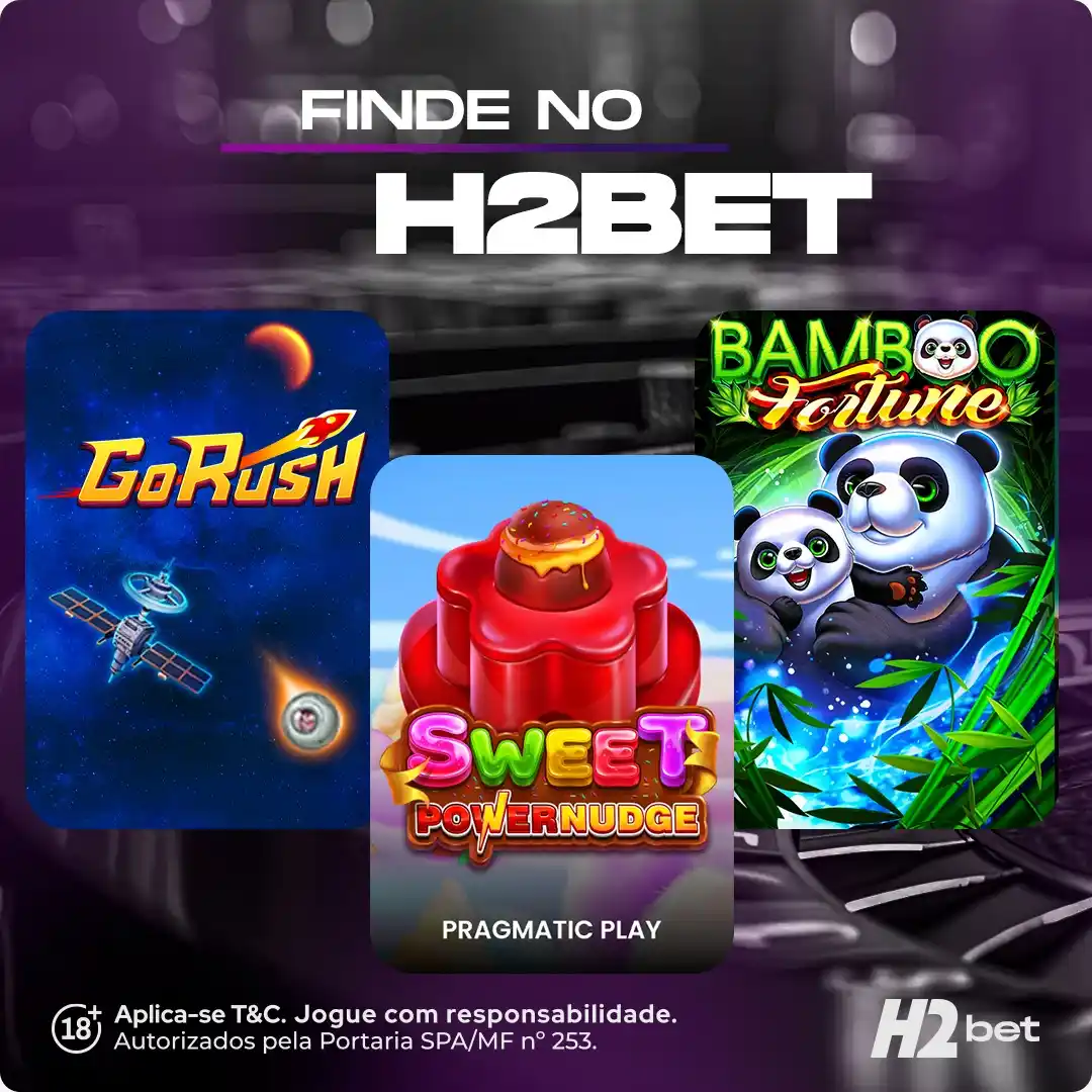 Image from H2bet: *FINDE NO H2BET!* 🎉   Essa é a seleção de jogos que vai te divertir n...