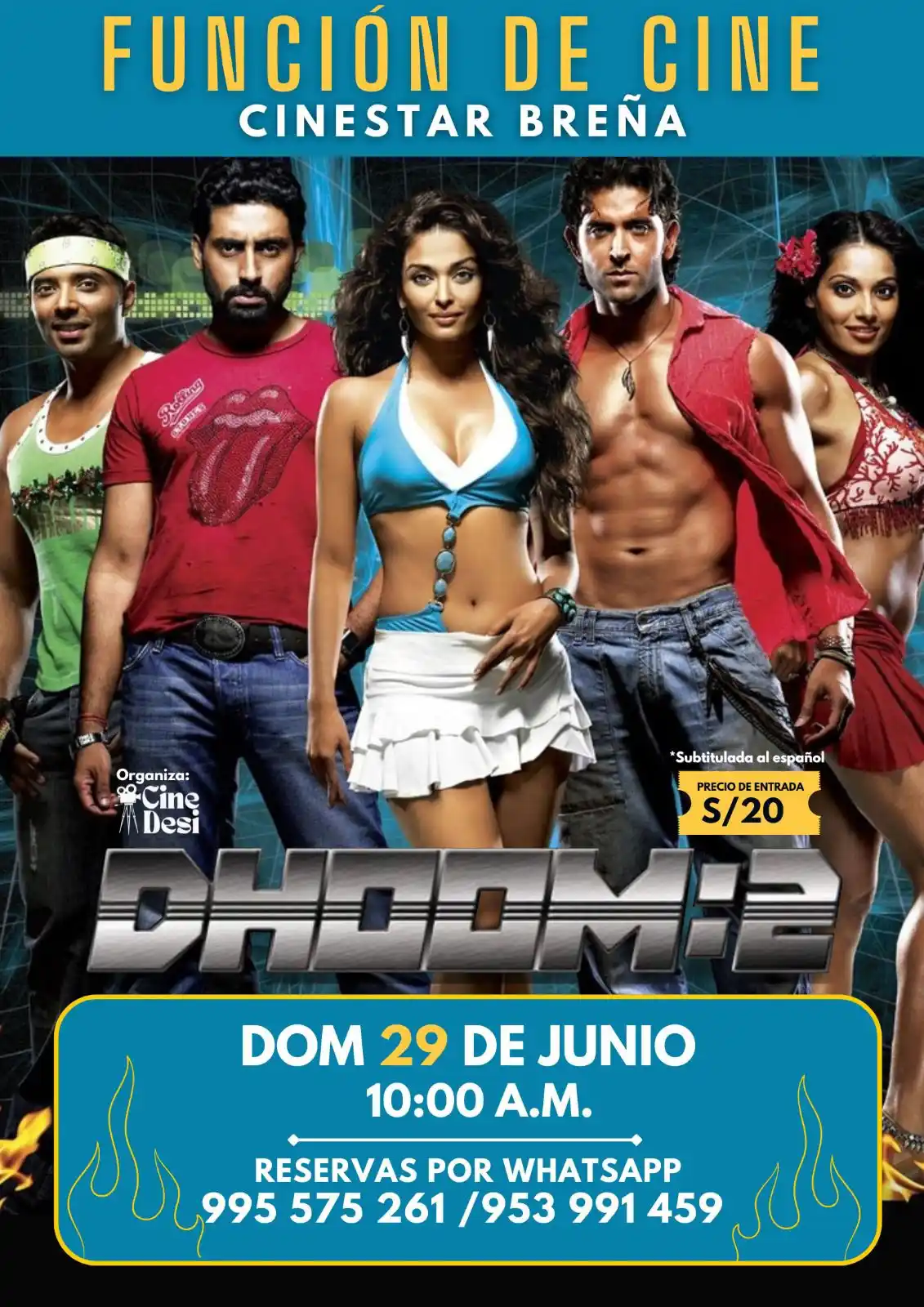 Image from CANAL INDIA ROMÁNTICA: MegaIndiaParty 2025 🥳: Gracias a nuestros amigos de *Cine Desi* ahora podrás disfrutar esta e...