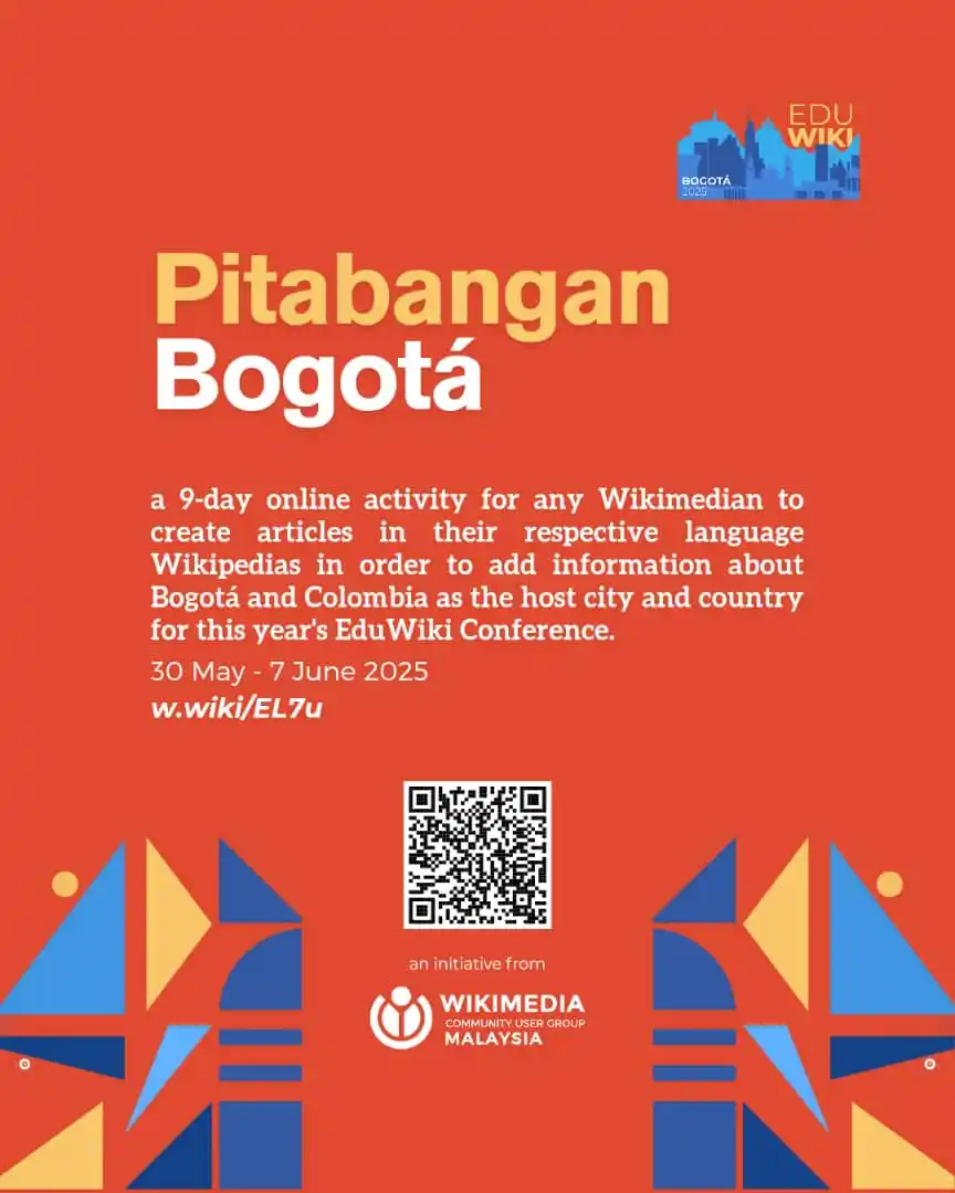Image from Wikimedia Malaysia - Kumpulan Komuniti Pengguna: Hello Wiki friends! In conjunction with EduWiki Conference 2025, we'...