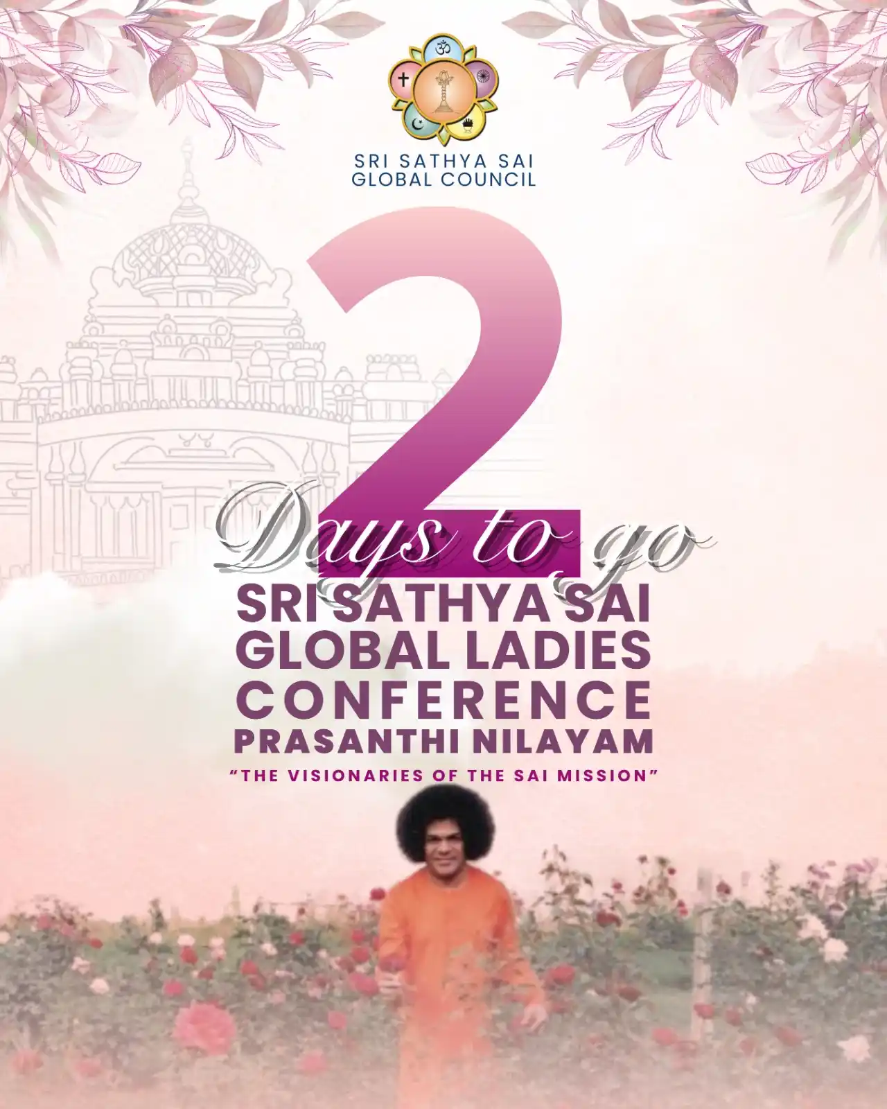 Image from Sri Sathya Sai Global Council Official: ๐น ๐๐ฎ๐ฌ๐ญ ๐ ๐๐๐ฒ๐ฌ ๐ญ๐จ ๐๐จ! ๐น The excitement blossoms as we d...