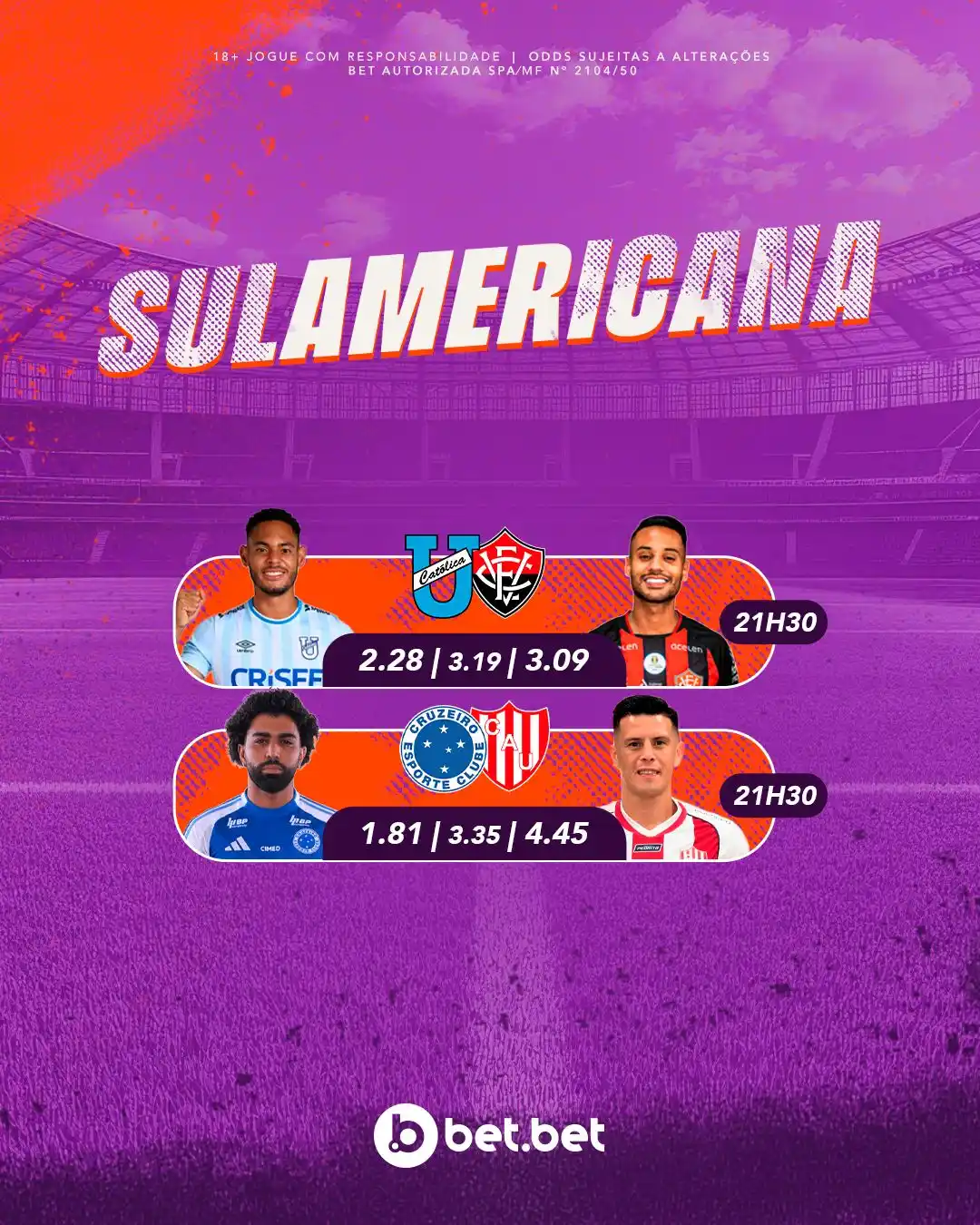Image from Canal bet.bet Oficial : Libertadores e Sulamericana 🔥 ⚽️ Quais os palpites para os jogos de ...